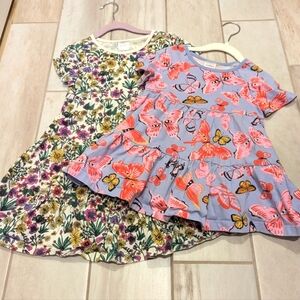 Hanna Andersson Dress Top Bundle Floral Butterfly 5